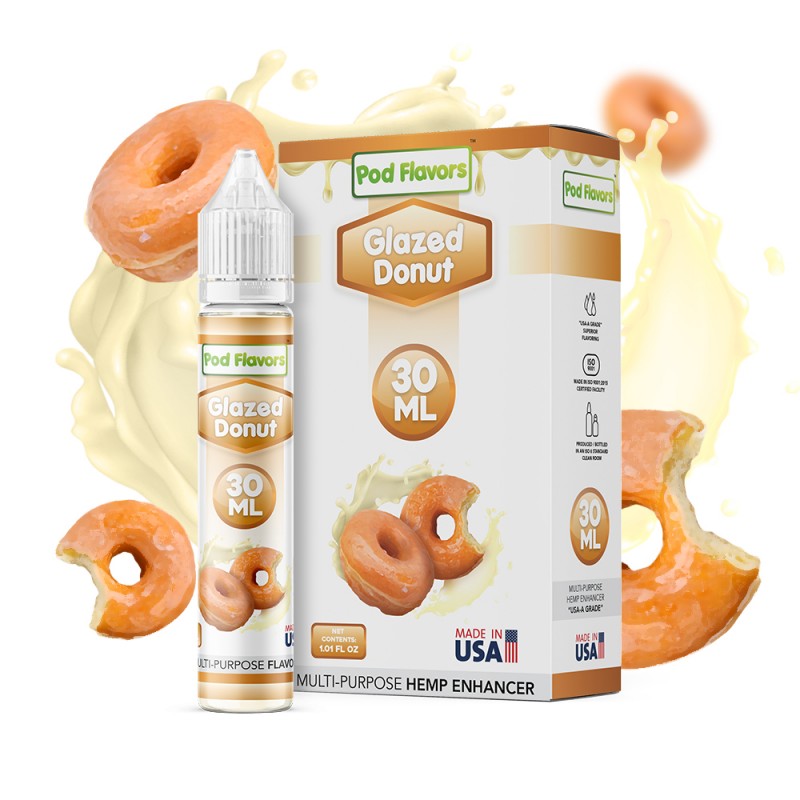 Pod Flavors Multi Purpose Flavoring 30mL Glazed Donut Pod Juice Pod Flavors Multi Purpose Flavoring 30mL Glazed Donut Pod Juice